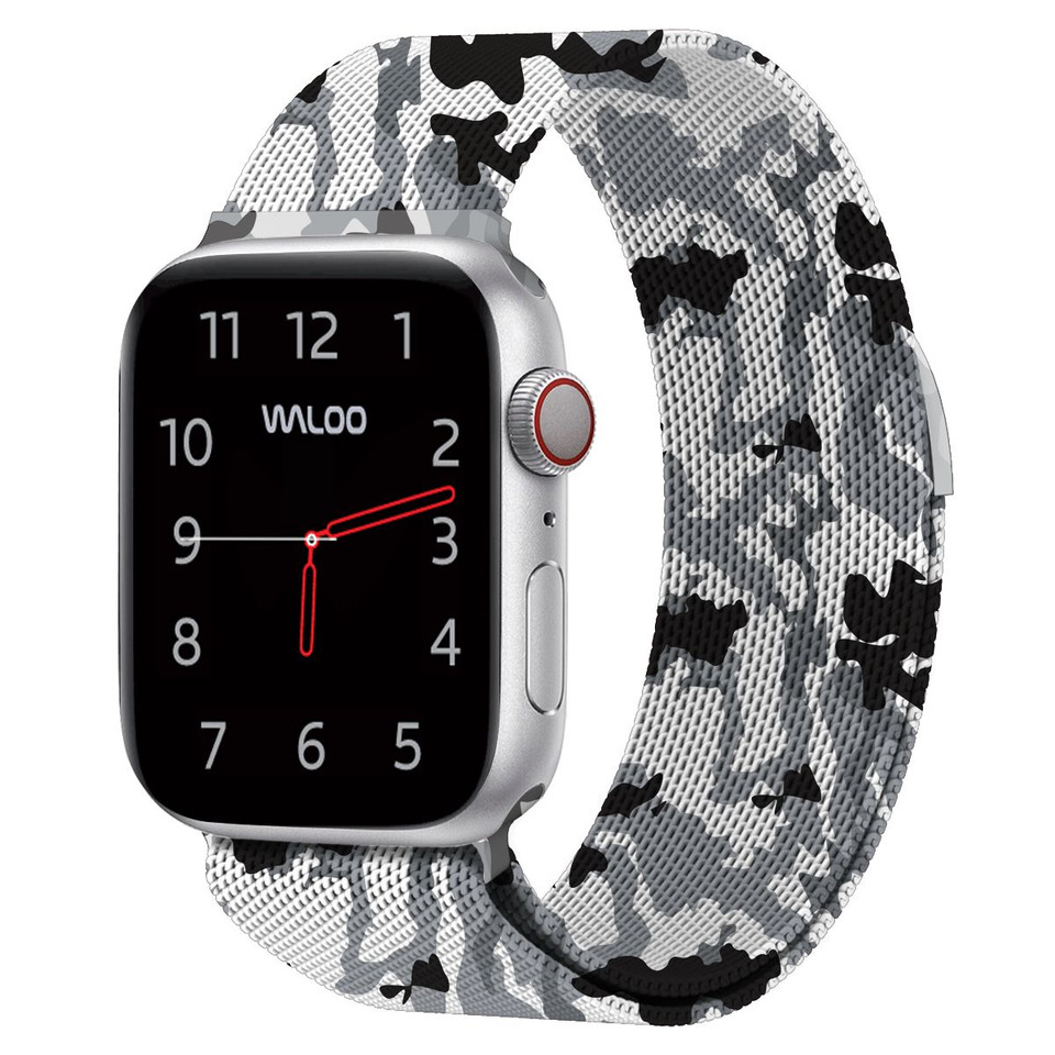 Waloo Camo Printed Magnetic Mesh Band For Apple Watch product image