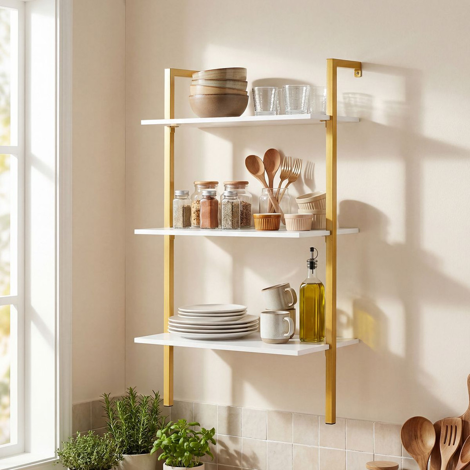 Industrial Wall Mounted Shelf (1- or 2-Pack) product image