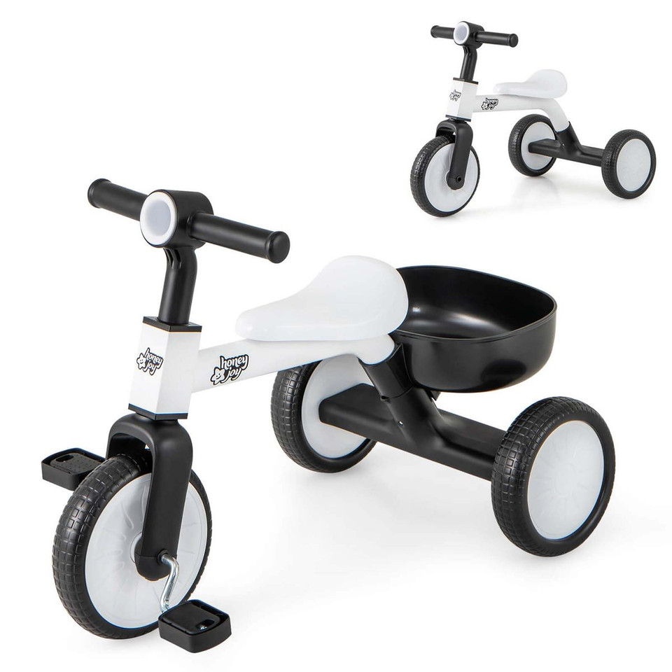Honeyjoy 2-In-1 Kids' Auxiliary Tricycle product image