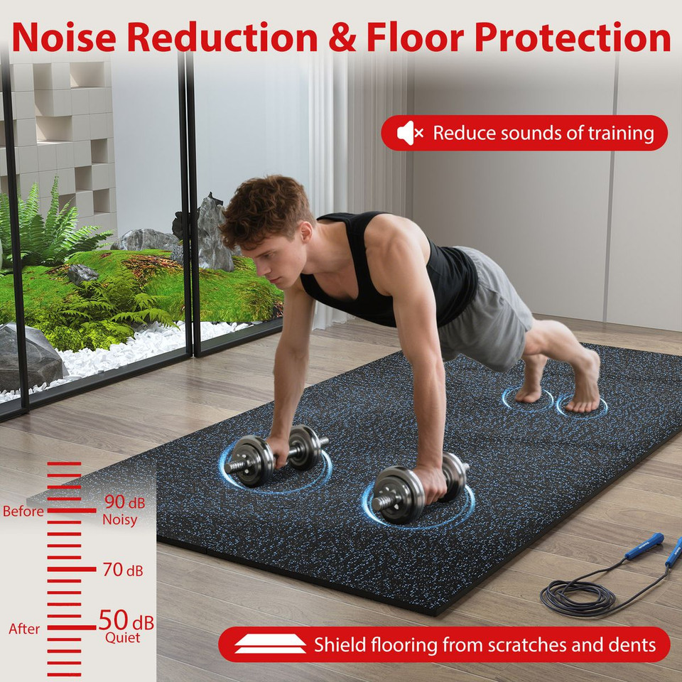 Rubber Top Exercise Mat (12 to 36 Pieces) product image