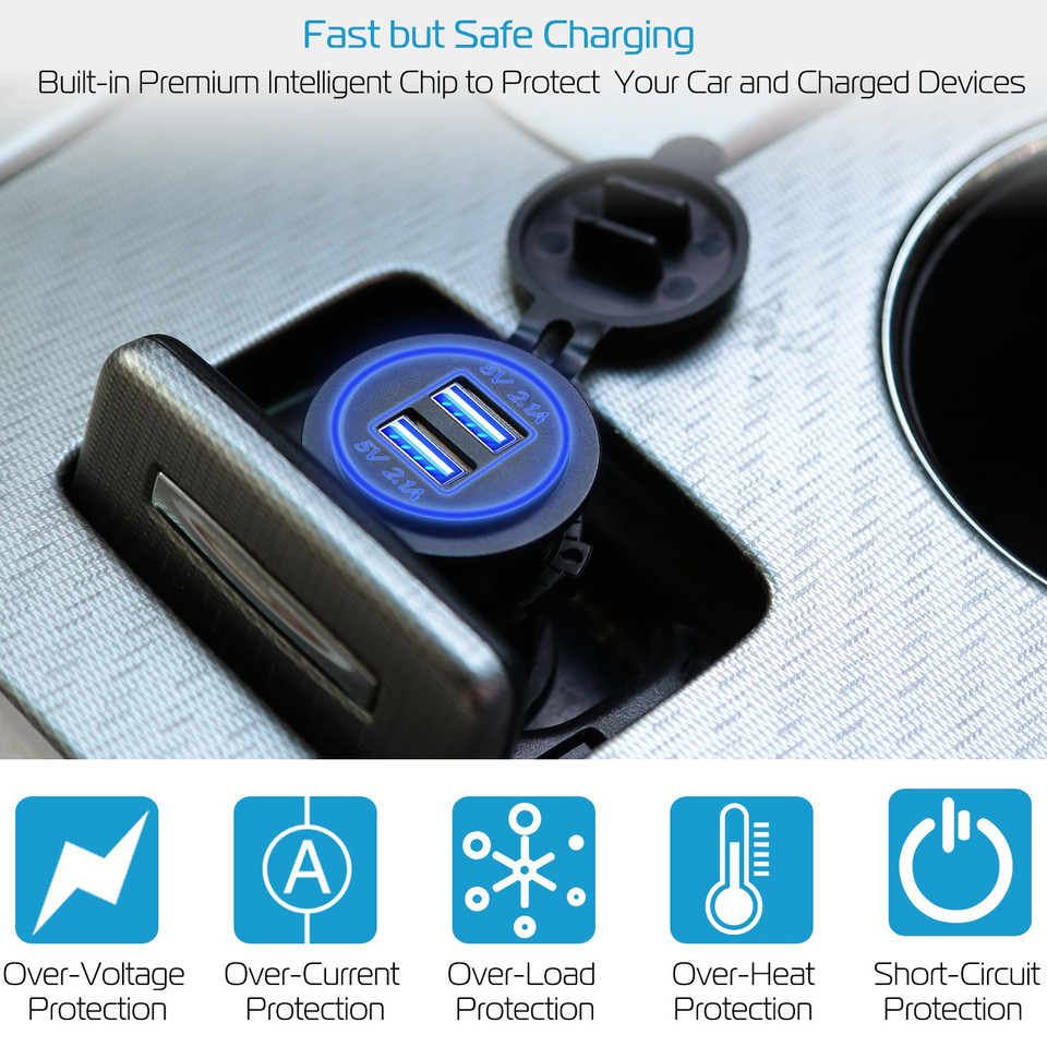 Dual USB Car Charger  product image