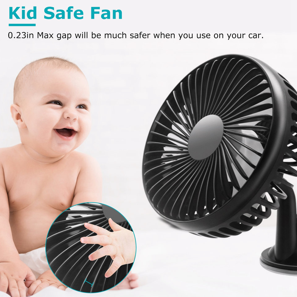 USB Portable Car Fan product image