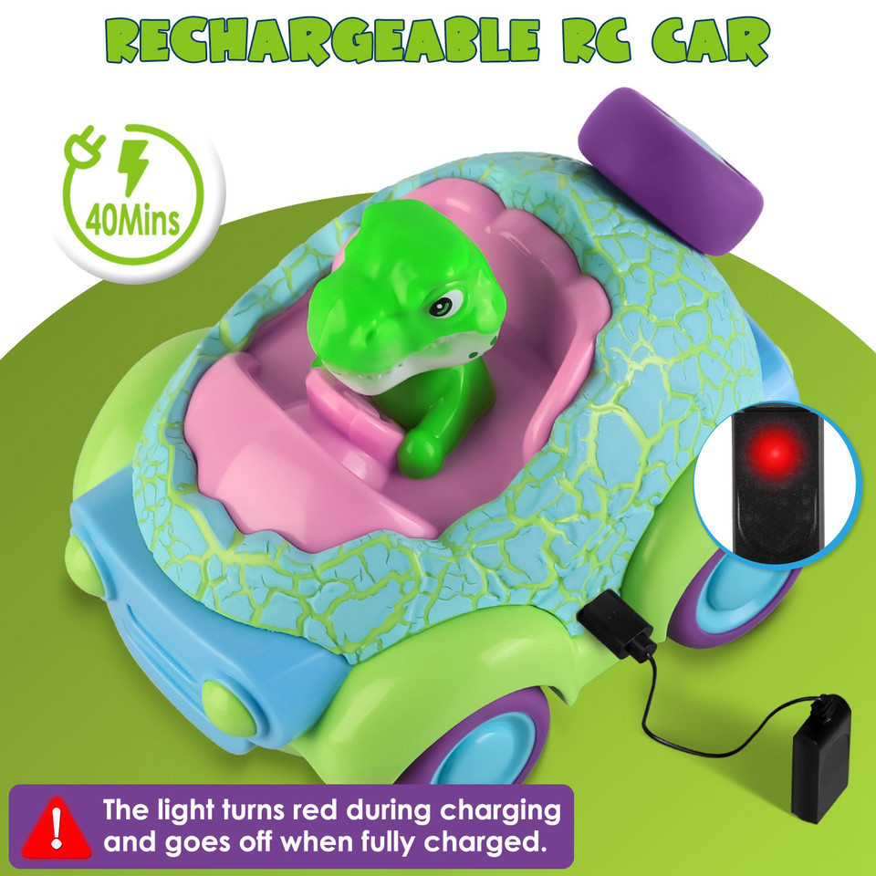 Kids' Dinosaur Remote Control Car (2-Pack) product image