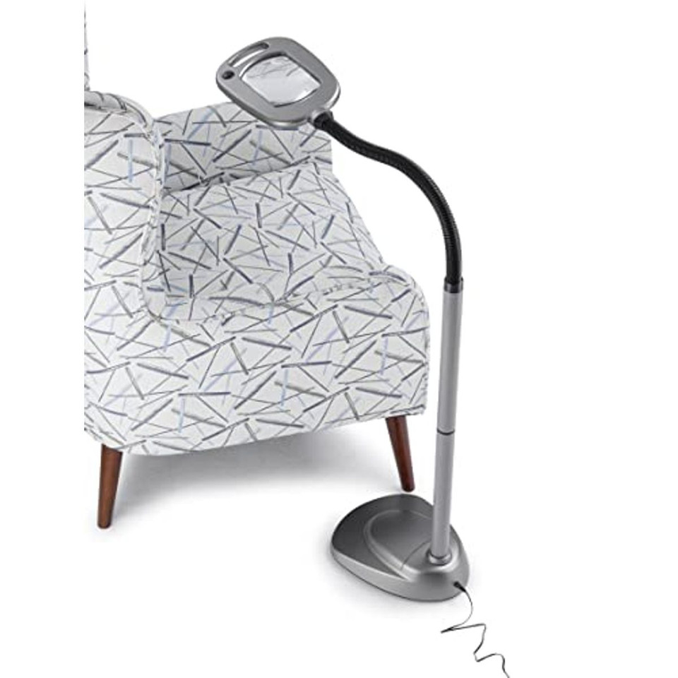 Multiflex 12-LED Floor Magnifier Lamp product image
