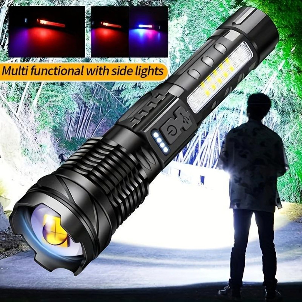 AXL Senter LED Tactical Flashlight with 7 Modes (2-Pack) product image