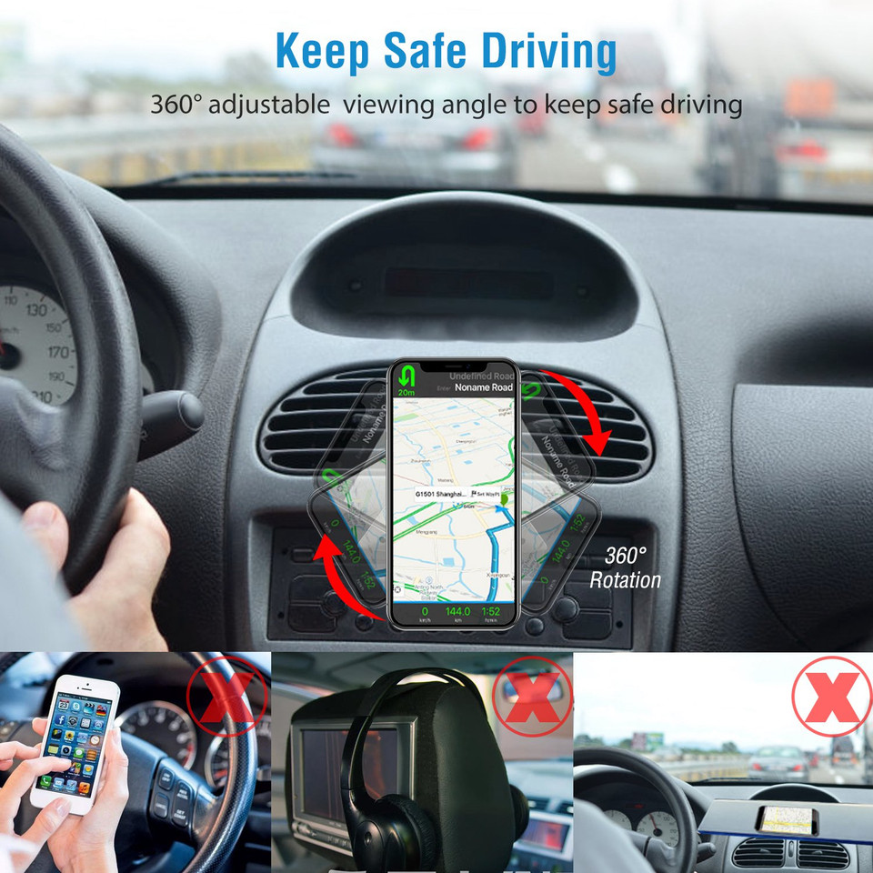 Magnetic Car CD Slot Phone Mount product image