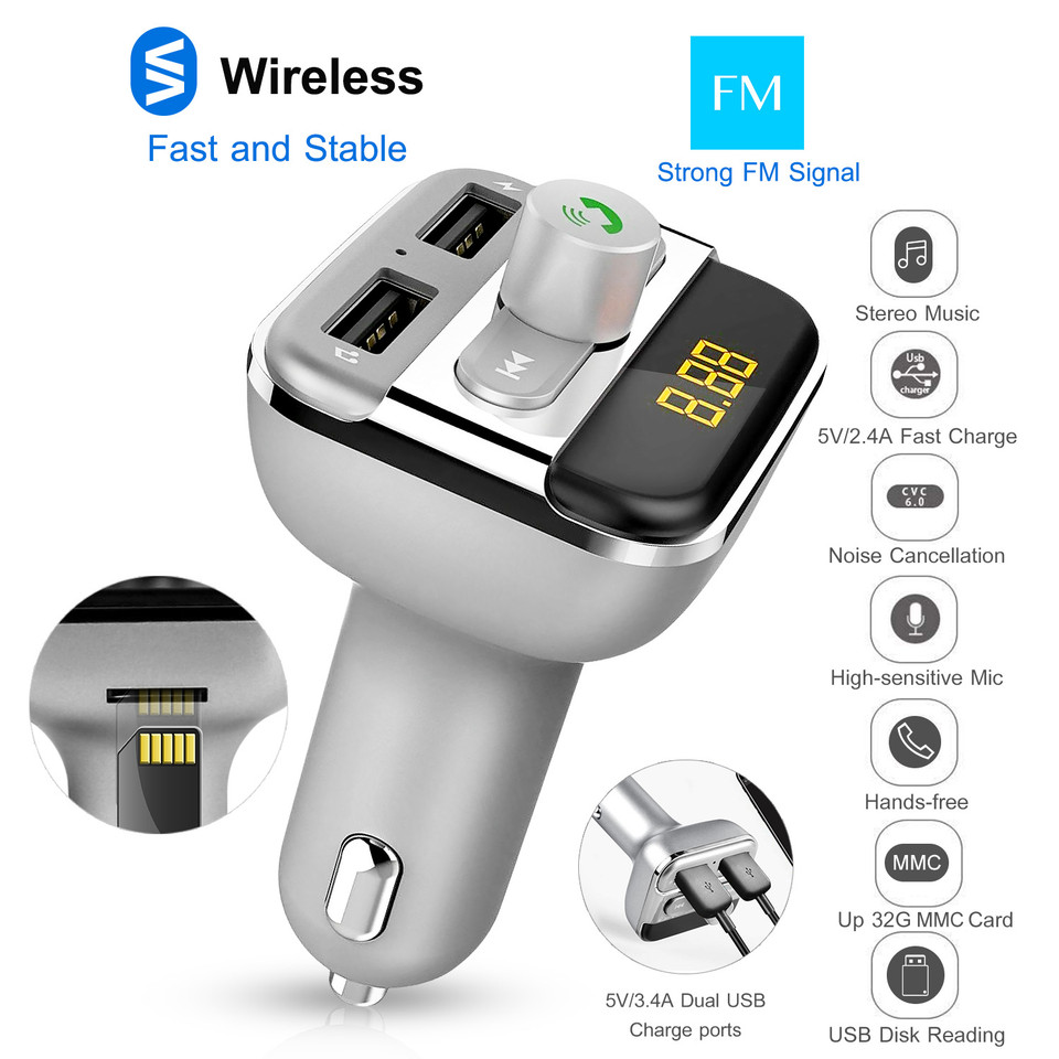 Wireless Car FM Transmitter product image