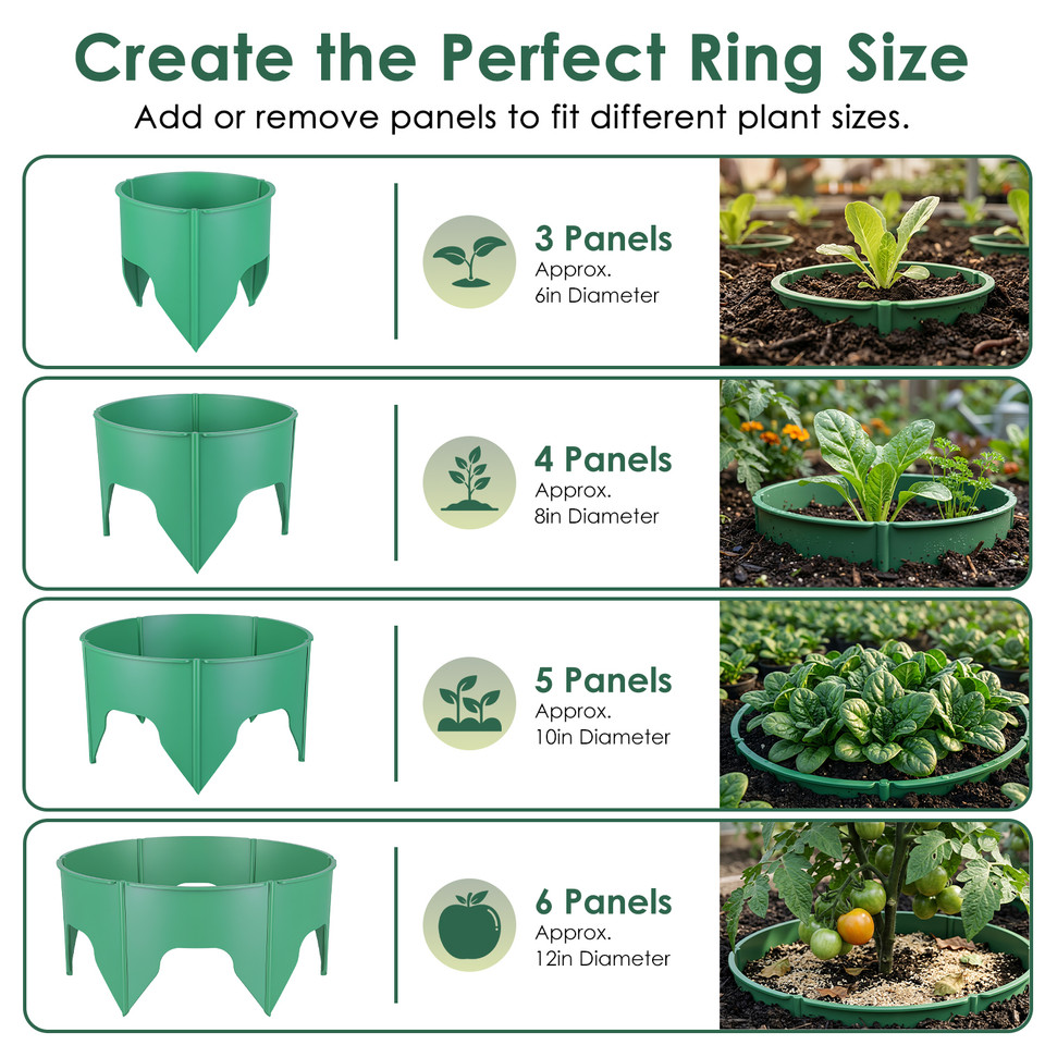 Adjustable Planting Grow Ring (6- or 12-Pack) product image