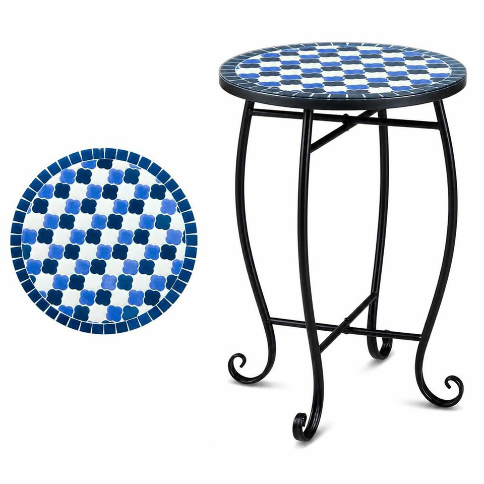 Metal Mosaic Patio Side Table  product image