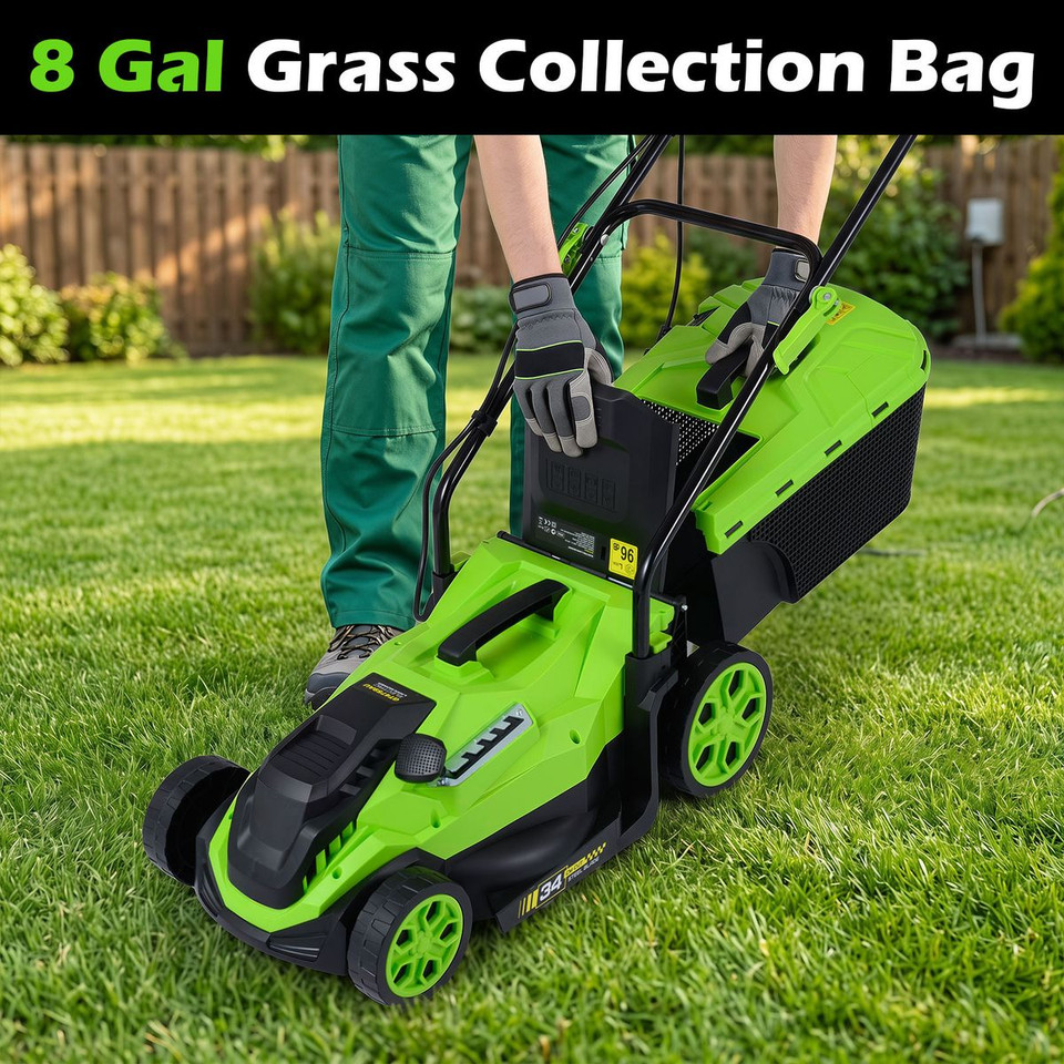 Corded Electric Push Lawn Mower  product image