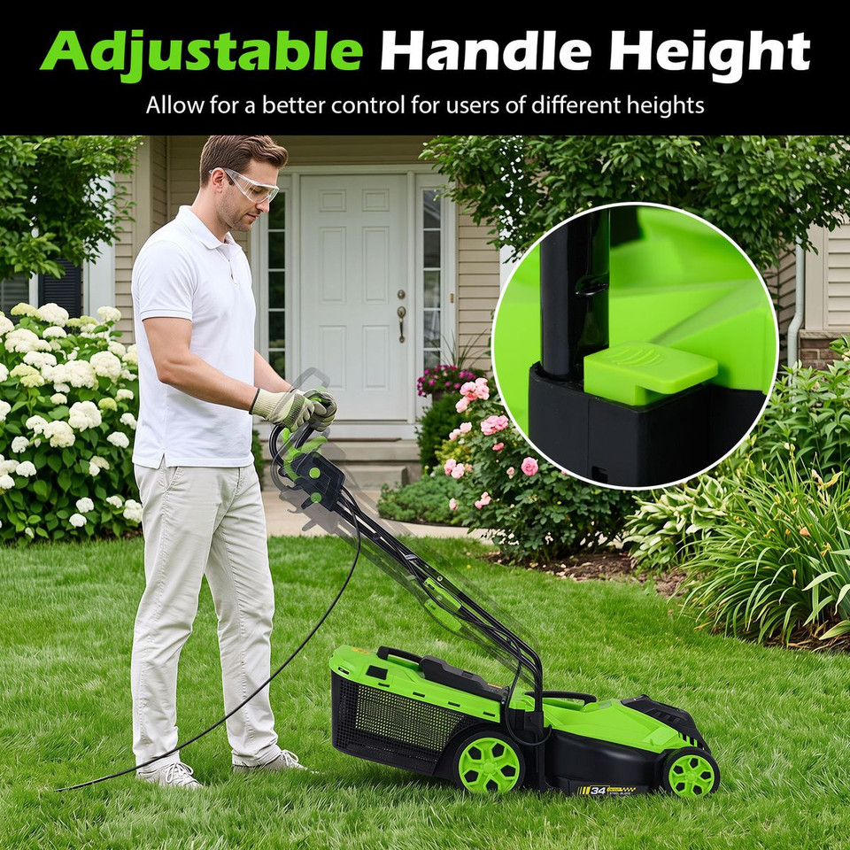 Corded Electric Push Lawn Mower  product image
