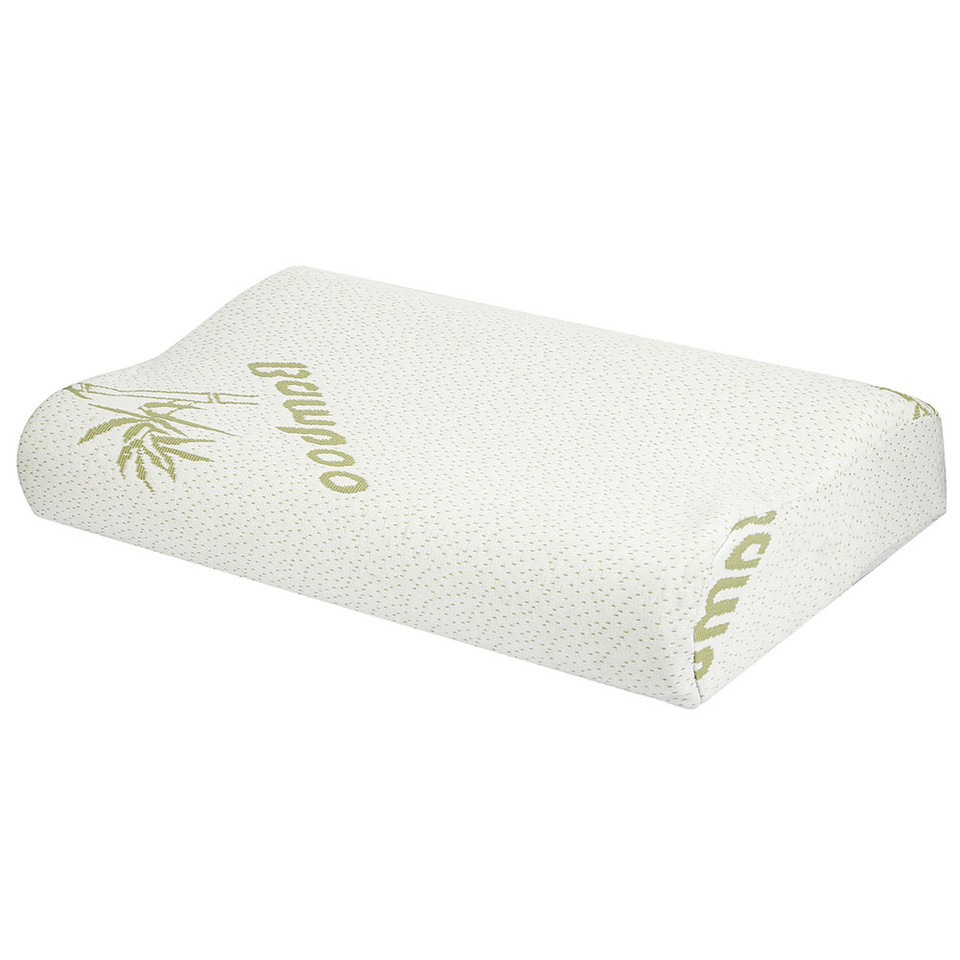 NewHome™ Contoured Ergonomic Bamboo Memory Foam Pillow product image