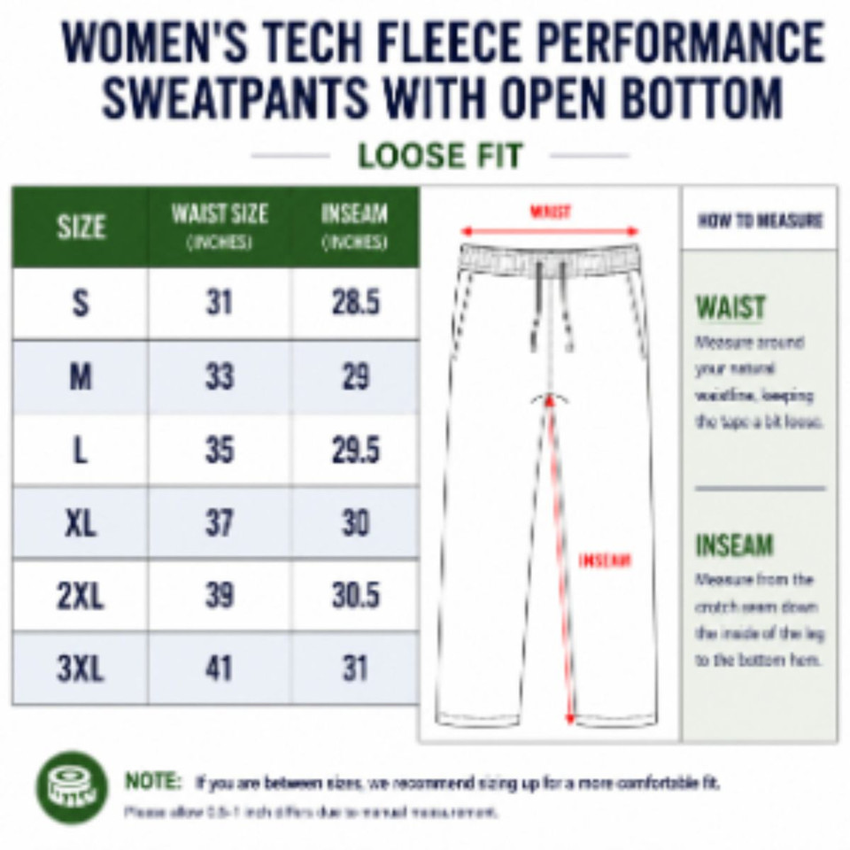 Women's Tech Fleece Loose Fit Open Bottom Sweatpants product image