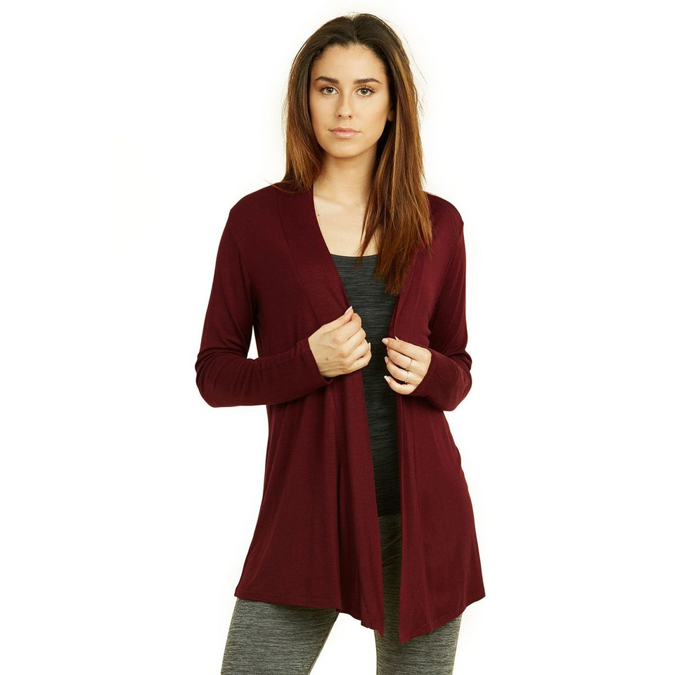 Women's Lightweight Open-Front Rayon Cardigan product image