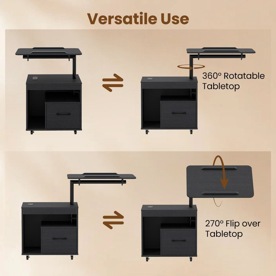 LED Charging Nightstand (1- or 2-Pack) product image
