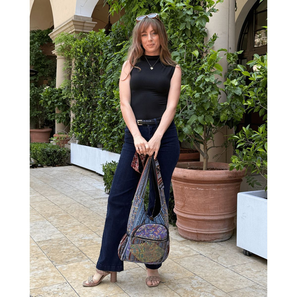 Kathmandu Collection Butterfly Design Hobo Bag product image