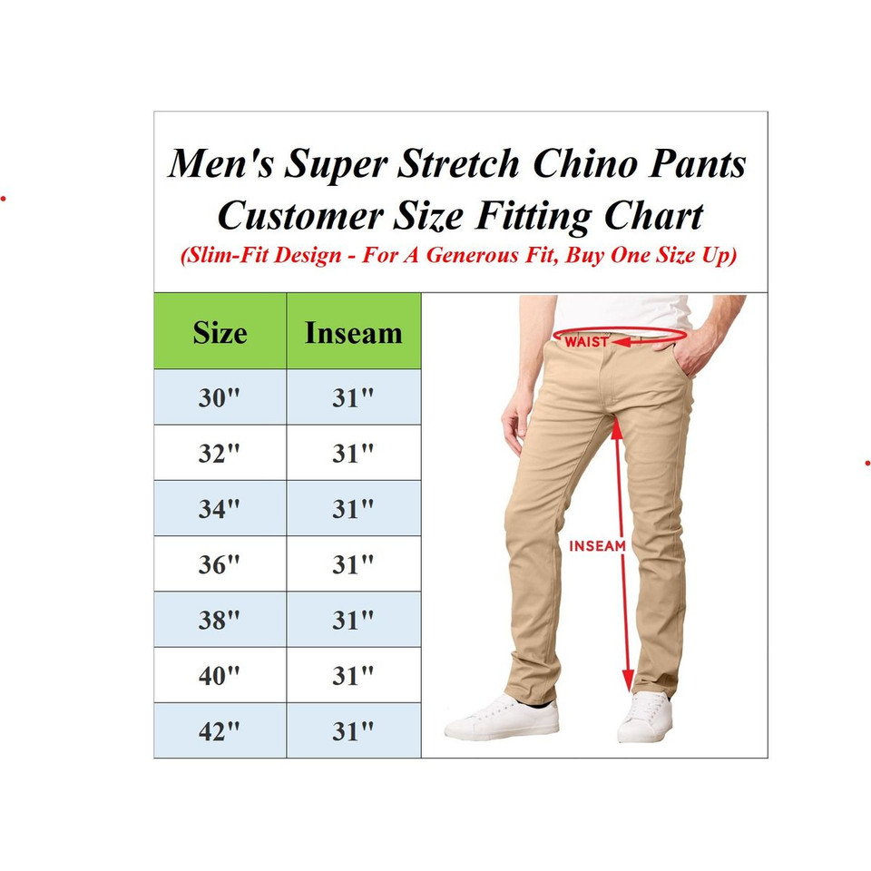 Men's Super Stretch Slim Fit Everyday Chino Pants product image