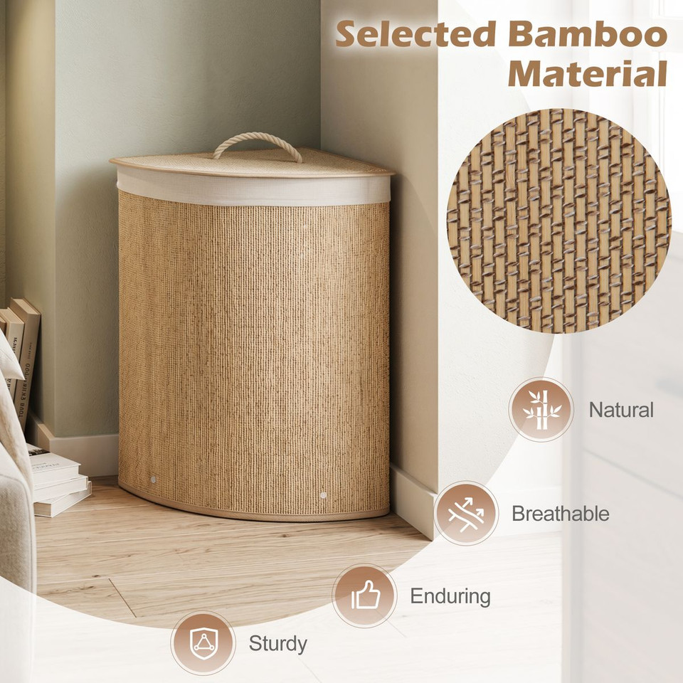 Bamboo Laundry Hamper product image
