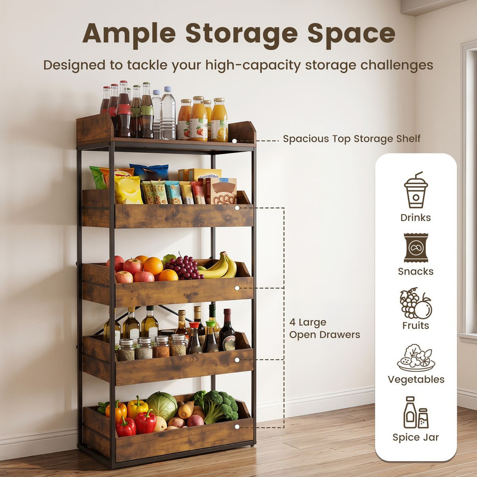 5-Tier Food Storage Rack product image