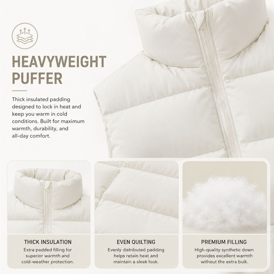 Men's Heavyweight Puffer Bubble Vest product image