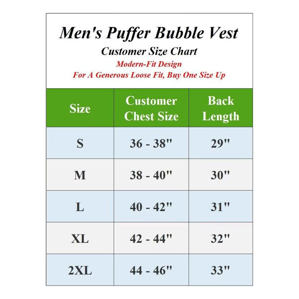 Men's Heavyweight Puffer Bubble Vest product image
