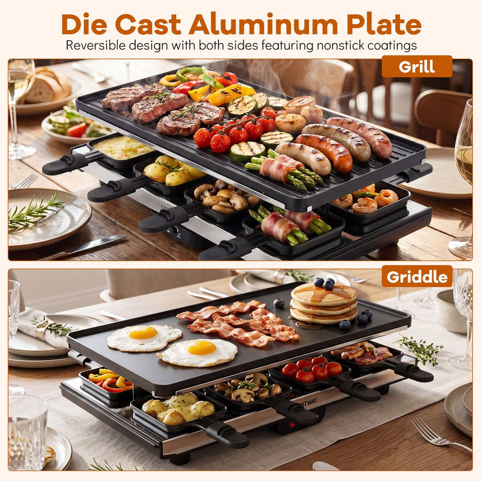 2-in-1 Raclette Grill  product image
