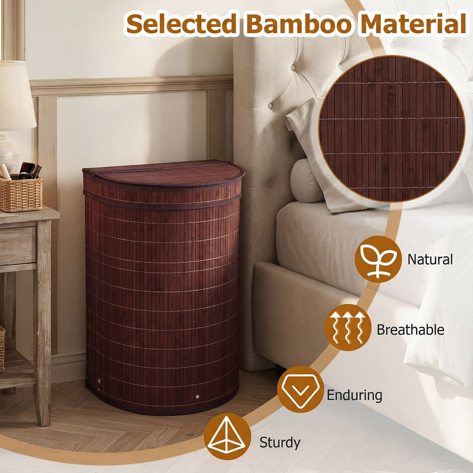 Bamboo Laundry Hamper product image