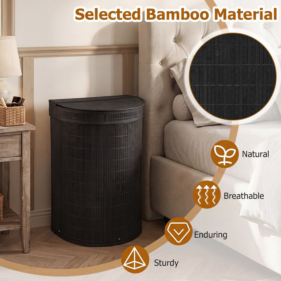 Bamboo Laundry Hamper product image