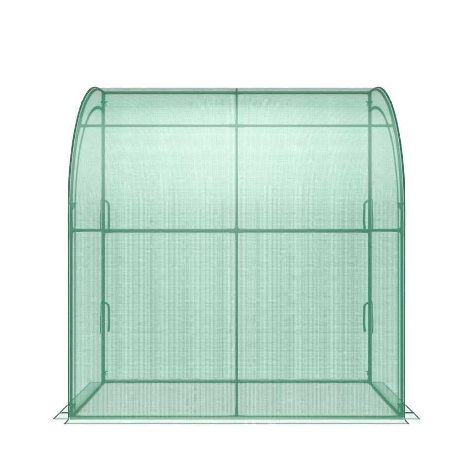 7 x 3.5 x 7-Foot Lean-to Greenhouse with Flower Rack product image