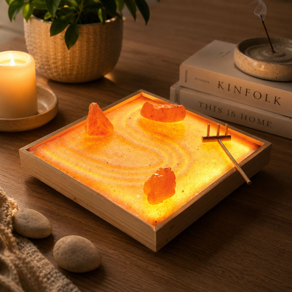 Himalayan Salt Rock Zen Garden Kit product image