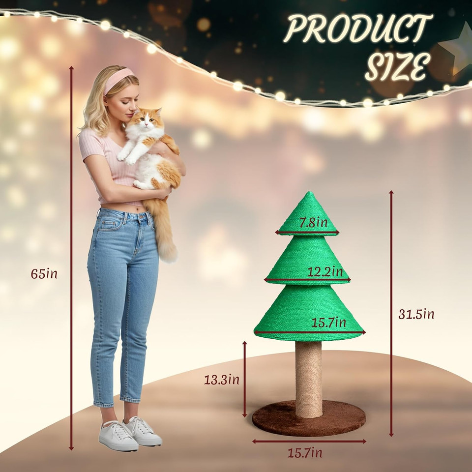 Christmas Tree Cat Scratcher product image