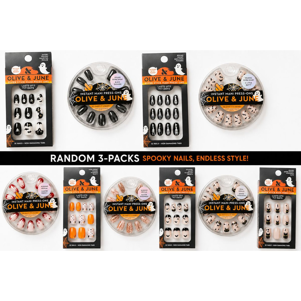 Olive & June Mystery Halloween Press-On Nails (3-Pack) product image