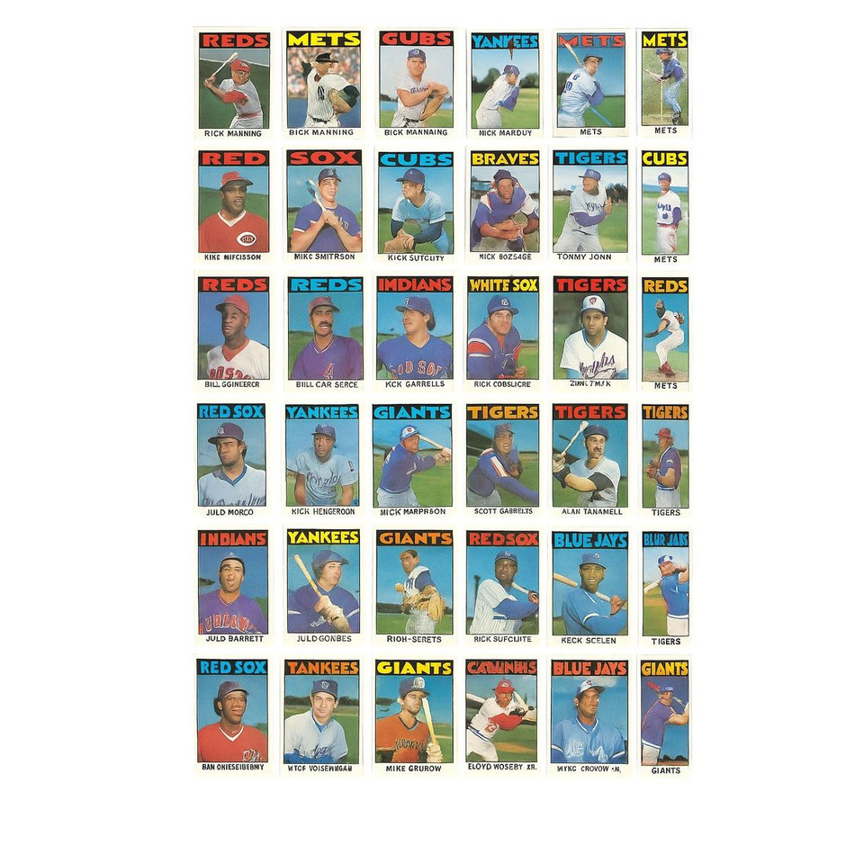 1986 Vintage Baseball Cards – Surprise 10 Pack (Original Topps Collection) product image