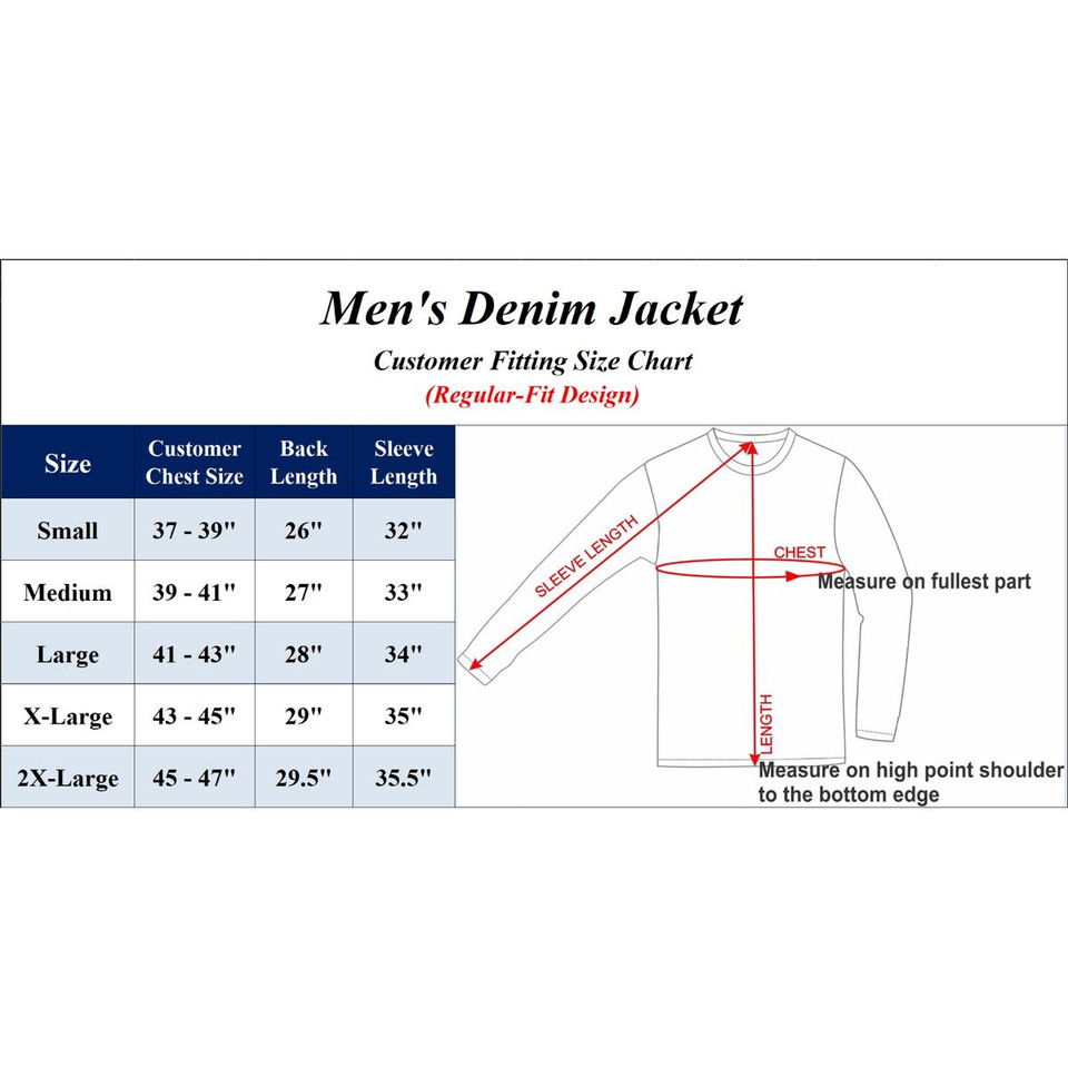 Men’s Regular Fit Classic Denim Jackets (S-2XL) product image