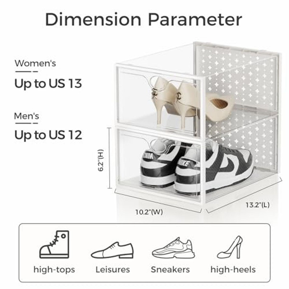 Pinkpum Shoe Storage Boxes (15-Pack) product image