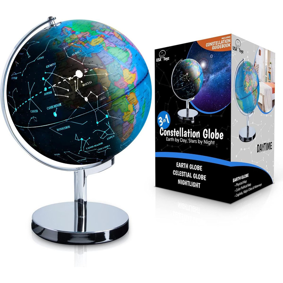 USA Toyz Illuminated World Globe with Stand product image