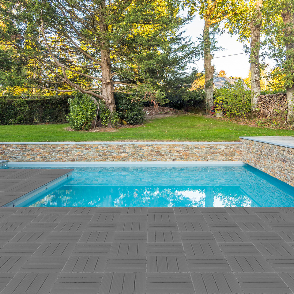 Waterproof Plastic Interlocking Deck Tiles (27-Pieces) product image