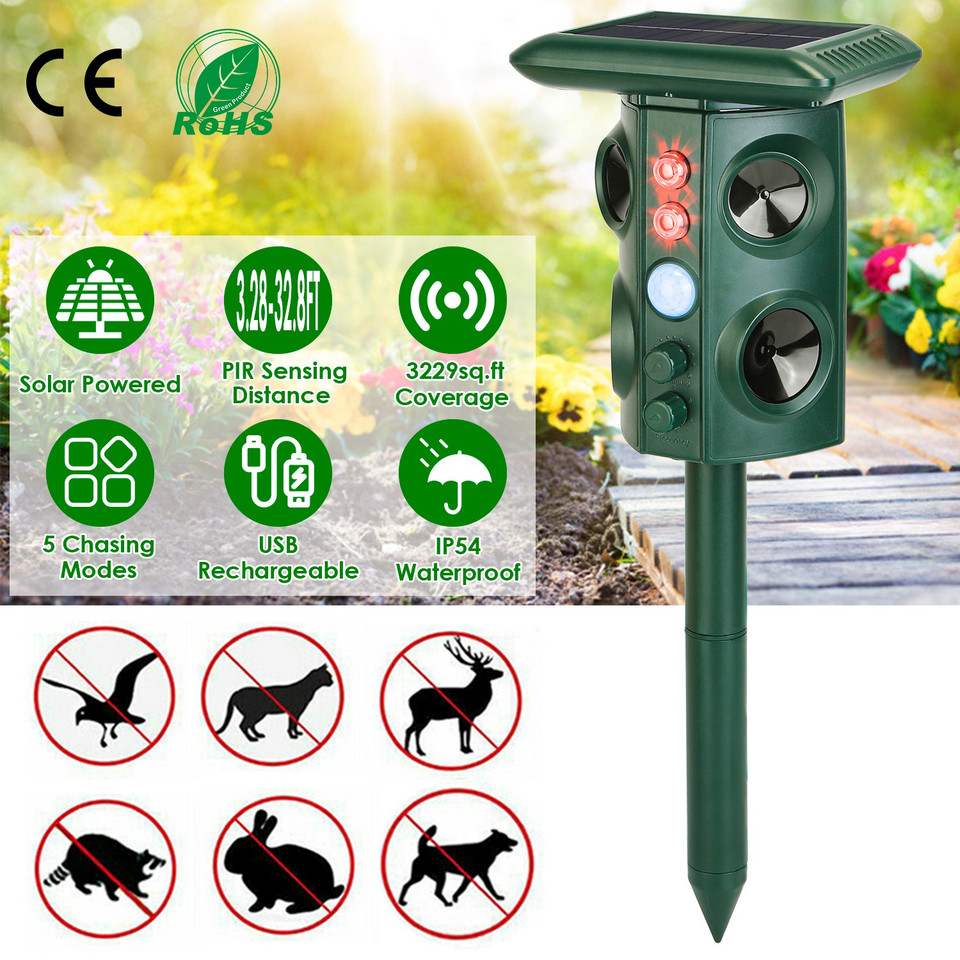 Solar Ultrasonic Animal Repeller product image