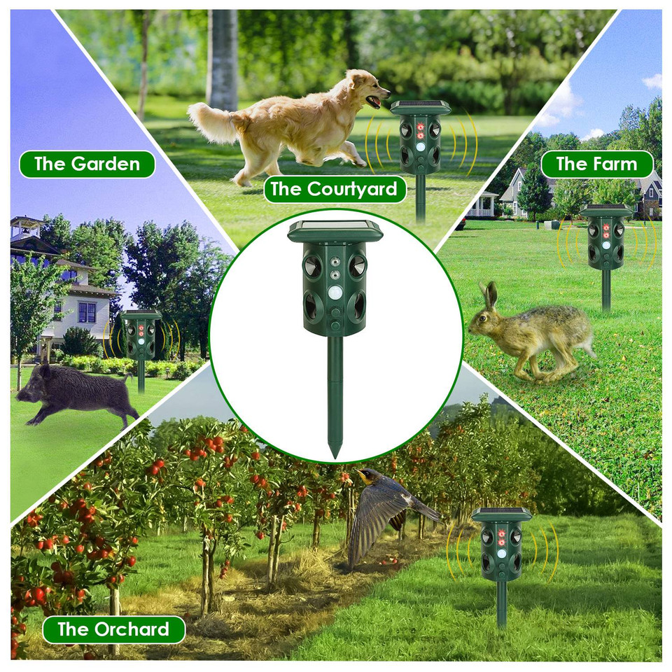 Solar Ultrasonic Animal Repeller product image