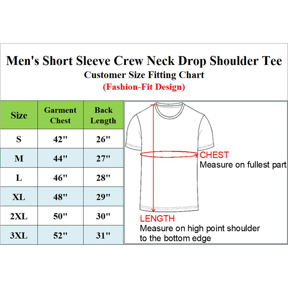 Men’s Heavyweight Oversized Drop Shoulder Tee (3-Pack) product image