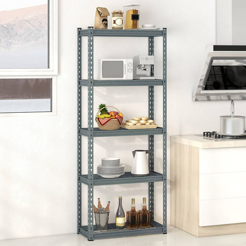 5-Tier Heavy Duty Metal Shelving Unit (2-Piece) product image