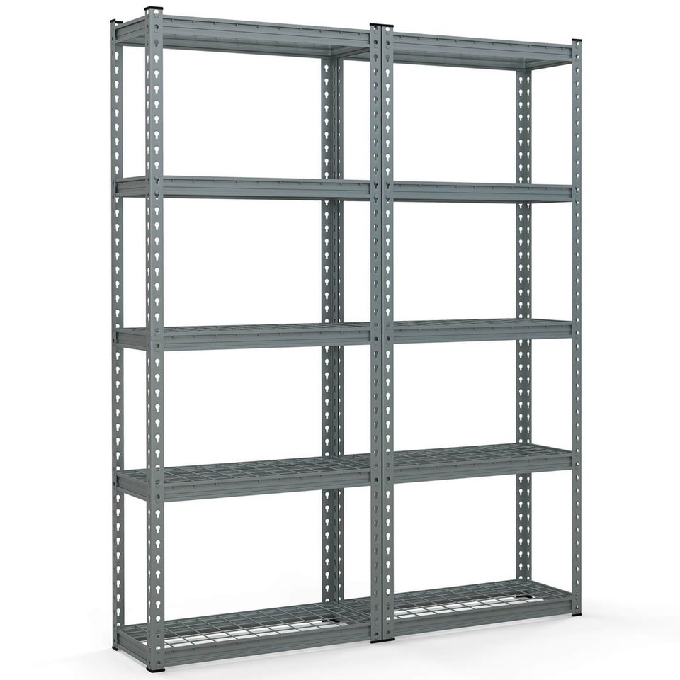 5-Tier Heavy Duty Metal Shelving Unit (2-Piece) product image