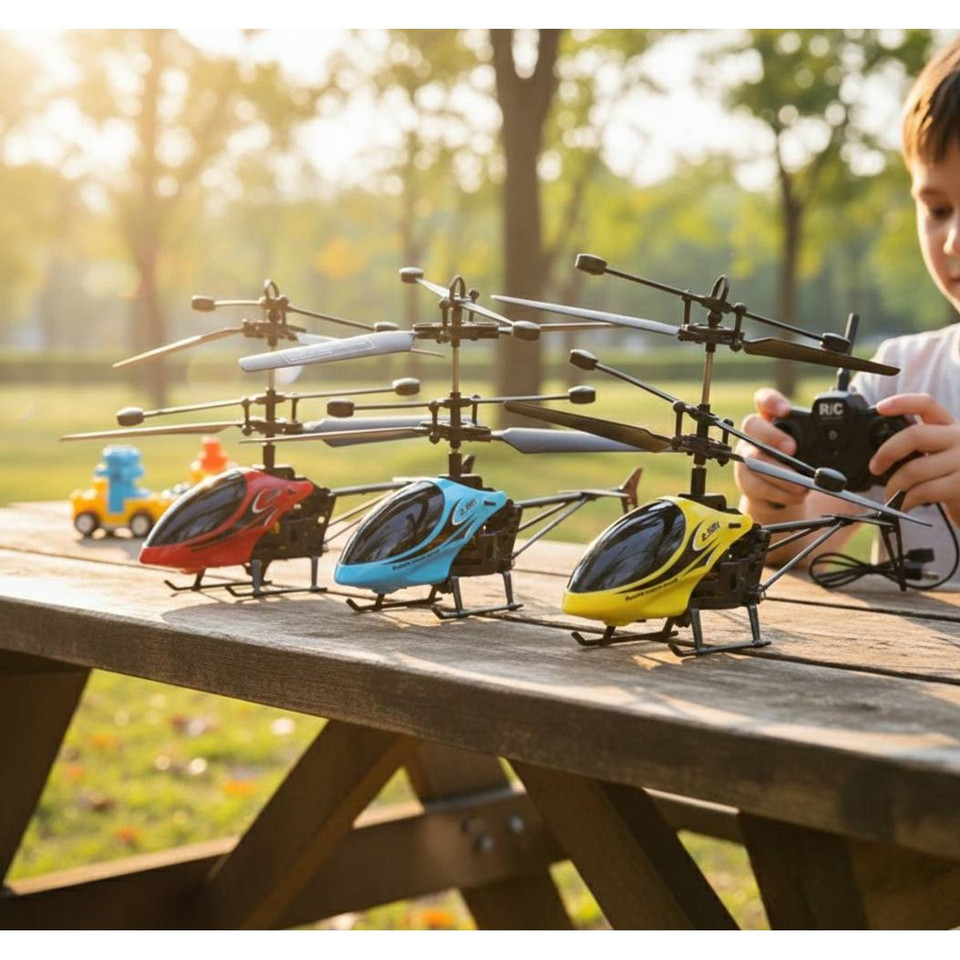 Mini Indoor Remote Control Helicopter – 2-Channel RC Toy product image