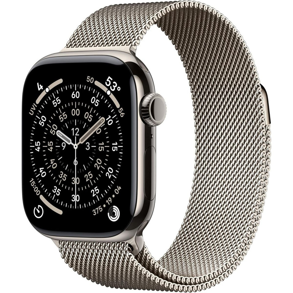 Apple Watch Series 11 (2025), GPS+LTE- 42MM Natural Titanium Case  product image