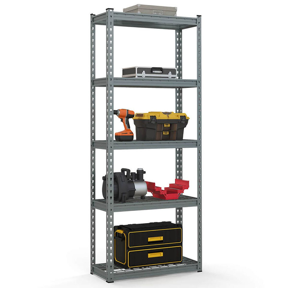5-Tier Metal Shelving Unit with Five-Layer Storage (4-Pack) product image