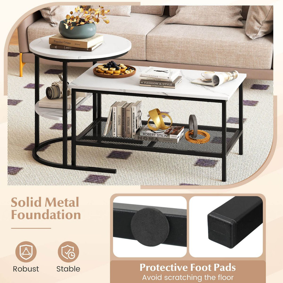 2-Tier Coffee Table (Set of 2) product image