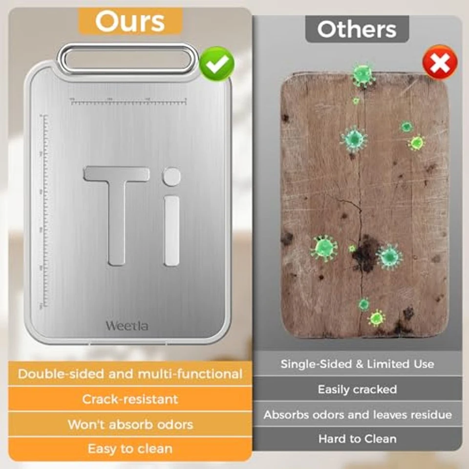 2-in-1 Titanium Cutting Board product image