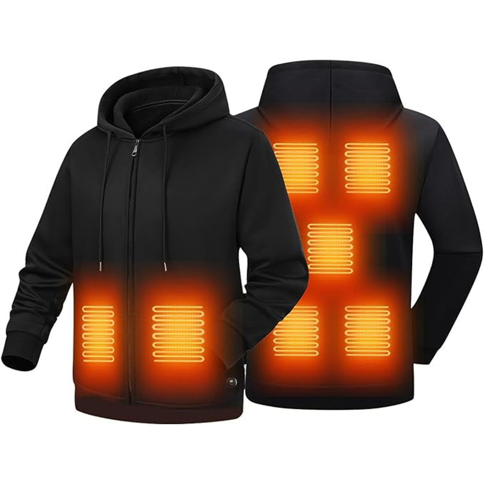 Unisex Heated Full Zip Hoodie (Requires Power Bank) product image