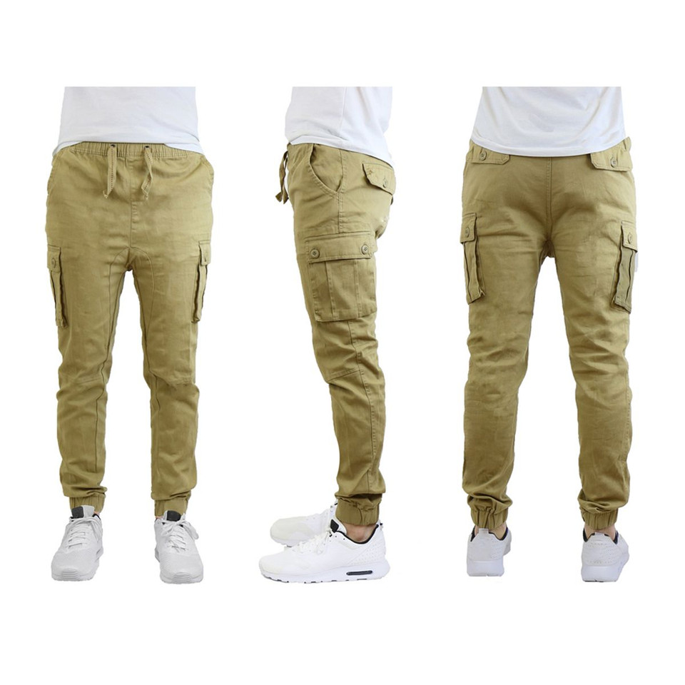Men's Stretch Fit Cotton Cargo Joggers product image