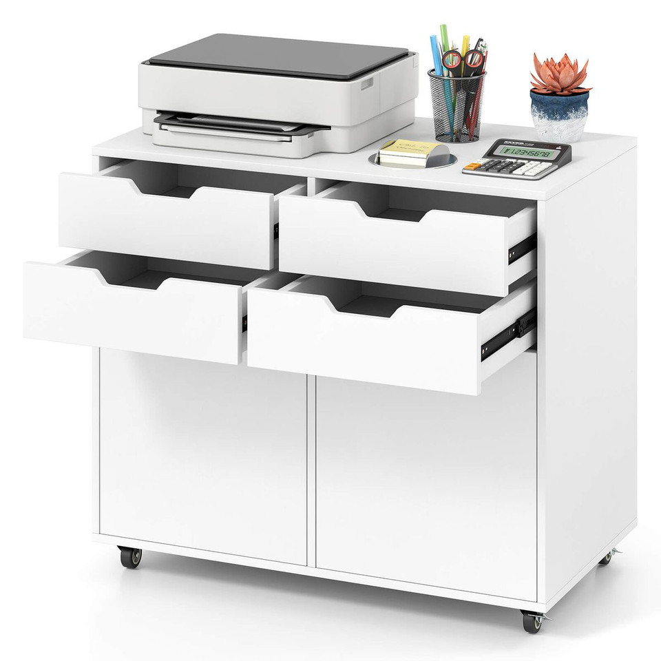 4-Drawer File Cabinet with Wheels product image